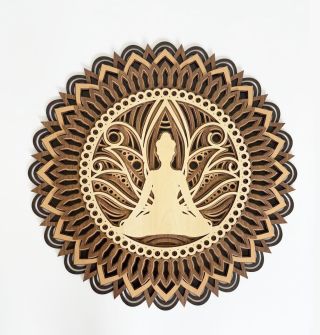 🕉️ 5vrstvá mandala – VNITŘNÍ KLID 🕉️ Hledáte harmonii a místo, kde můžete načerpat novou energii? Naše 5vrstvá dřevěná...